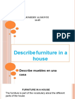 Furniture Vocabulary Home Describing