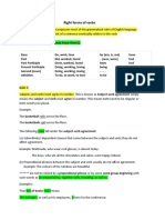 Verb Forms Guide