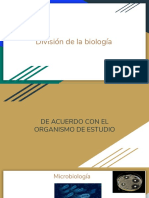 División de La Biología