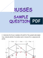 B16 Statics - Trusses - Problems