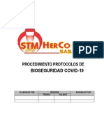 PROTOCOLOS BIOSEGURIDAD STM