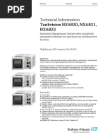 Technical Information Tankvision NXA820, NXA821, NXA822