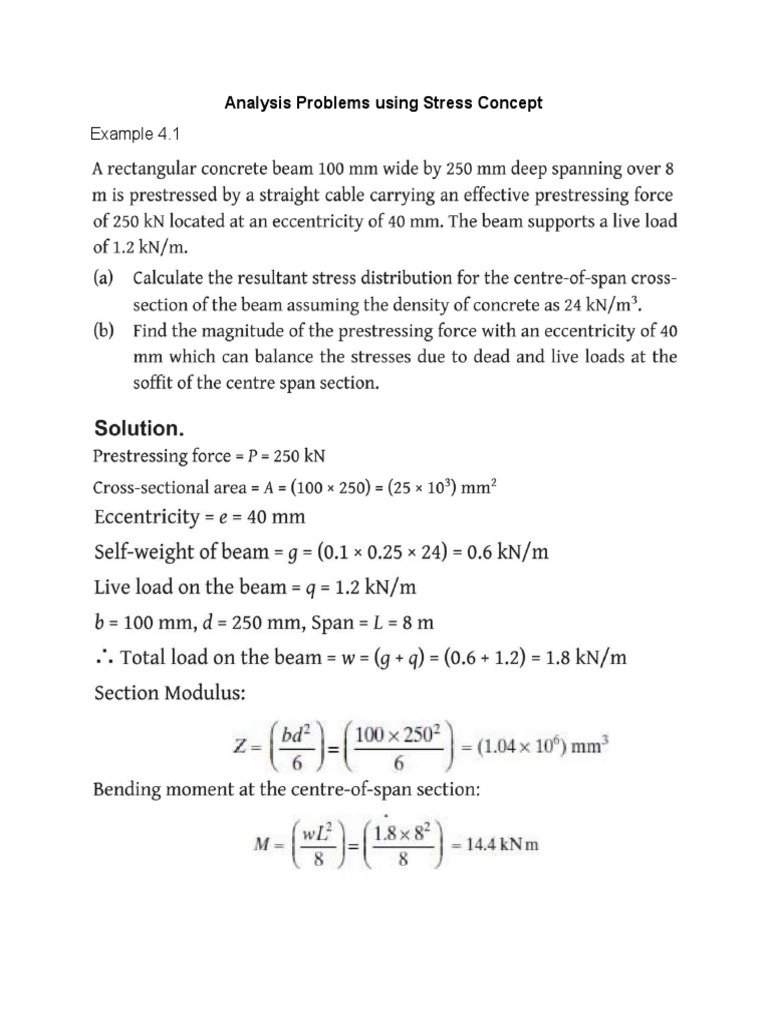 Stress Analysis Examples in Engineering | PDF | Technology & Engineering