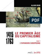 Alain Bihr - Le Premier Âge Du Capitalisme (1415-1763), Tome 1 - L'expansion Européenne-Éditions Page 2 - Éditions Syllepse (2018) PDF