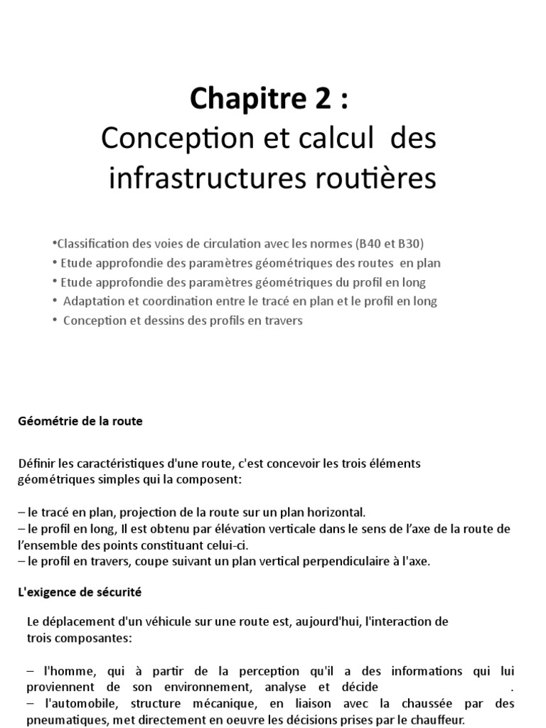Conception des accotements routiers | PDF | Transport | Enseignement ...