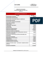 Derechos Pecuniarios Seccional Cali 2017