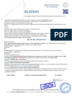 Acte de Donation PDF