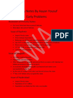Early Problems Concise Version