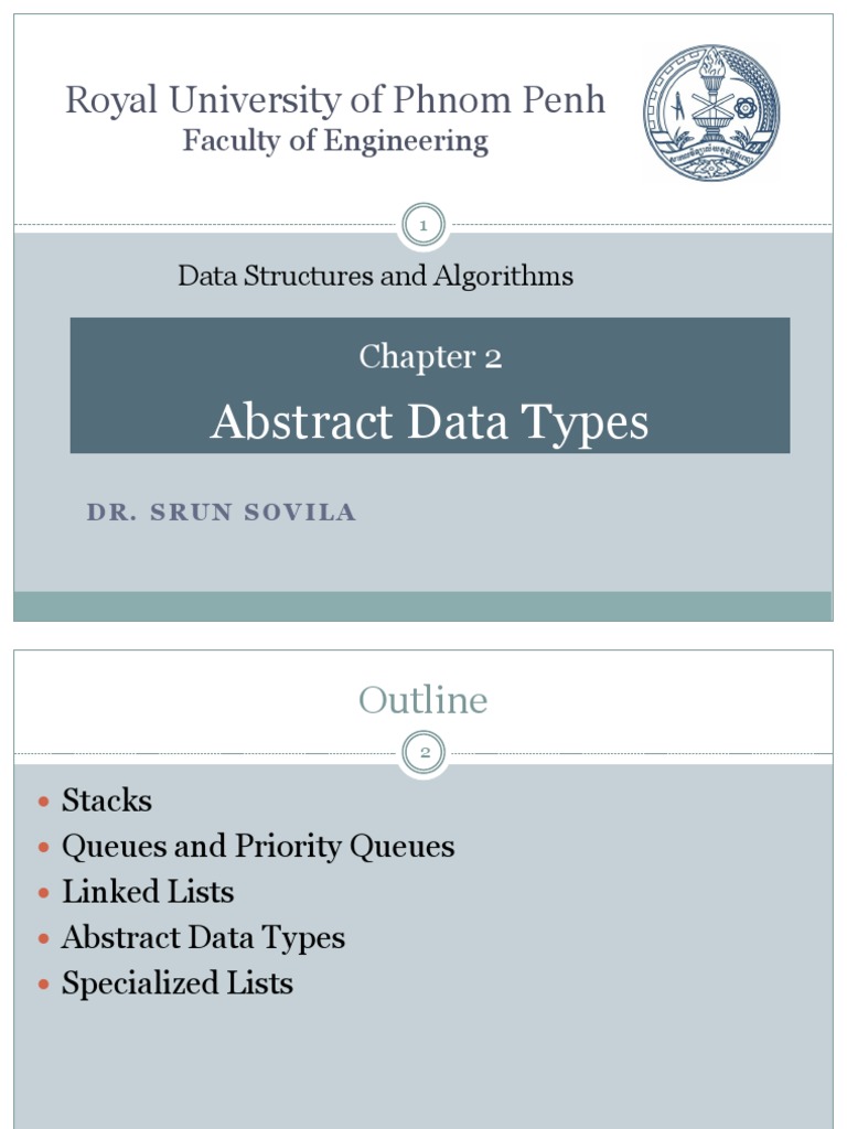 Chapter 2 - Abstract Data Type - 4 PDF | PDF | Array Data Structure ...