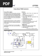 LD7575 Green-Mode PWM Controller | PDF | Mosfet | Field Effect Transistor