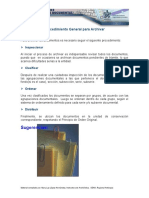 4.4 Procedimiento General para Archivar