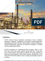 Chemical Process Simulation: by Dr. Ch. Kavitha