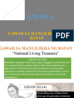 Gamaba: Gawad Sa Manlilikha NG Bayan