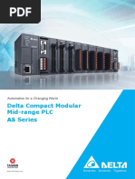 Delta Compact Modular Mid-Range PLC AS Series: Automation For A Changing World