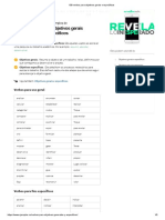 100 Verbos para Objetivos Gerais e Específicos PDF