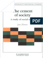 Elster The Cement of Society PDF