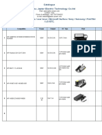 Catalogue Guangzhou Japter Electric Technology Co - LTD