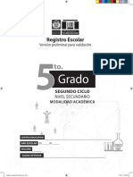 Registro Dominicano 5to Nivel Secundario