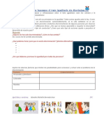 Trato igualitario sin discriminación