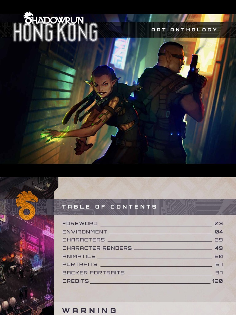 Shadowrun Hong Kong Artbook Pdf Download Free Pdf Hong Kong
