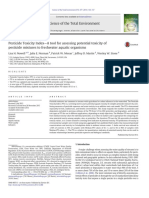 Assessing Potential Toxicity of Pesticide Mixtures to Aquatic Life