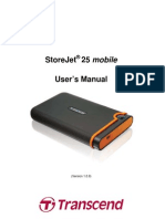 Storejet 25 Mobile User'S Manual: (Version 1.0.9)