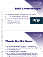 TCP/IP & BASIS License Manager