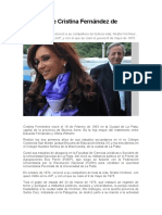 Biografía de Cristina Fernández de Kirchner