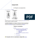 Anatomía Comparada