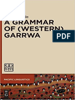 Mushin Ilana A Grammar of Western Garrwa