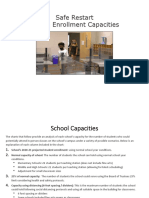 Safe Restart School Enrollment Capacities