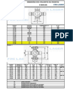 Dimensões Cruzetas - Fini Lager S.A