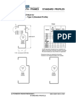 Technical Data - Frames Standard Profiles: Engineering Details For Steel Frames Type 3 (Standard Profile)