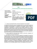 Taller Acciones de Capacitacion PDF