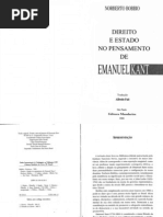 BOBBIO, Norberto - O Direito e o Estado no pensamento de Emanuel Kant