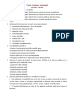 Parámetros de la urdimbre y factores del proceso de urdido