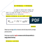 Diferencia de Potencial y Potencial Eléctrico