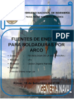 Soldadura Por Arco INFORME