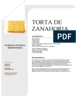 Torta de Zanahoria