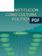 La Constitucion Como Cultura Politica 2018