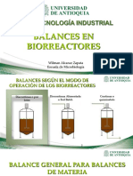 10. Balances en biorreactores