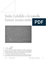 Emilio Carhallido o La Comedia: Humana (Ensayo-Entrevista)