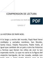 TALLER 3 COMPRENSION DE LECTURA LA HISTORIA DE PAPA NOEL