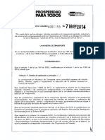 Resolución 0001155 - 2014 Maquinaria Agricola