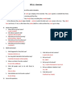 S07.s1 - Exercises: A. Fill in The Blanks With The Right Forms of The Verbs in Brackets