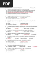 Management Accounting Test Bank