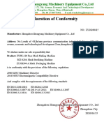 Certificate Conformity PDF