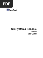 SG-Systems Console User Guide