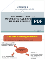 Topic 1 - 1introduction To Occupational Safety