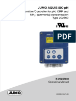 Jumo Aquis 500 PH: Transmitter/Controller For PH, ORP and NH - (Ammonia) Concentration Type 202560